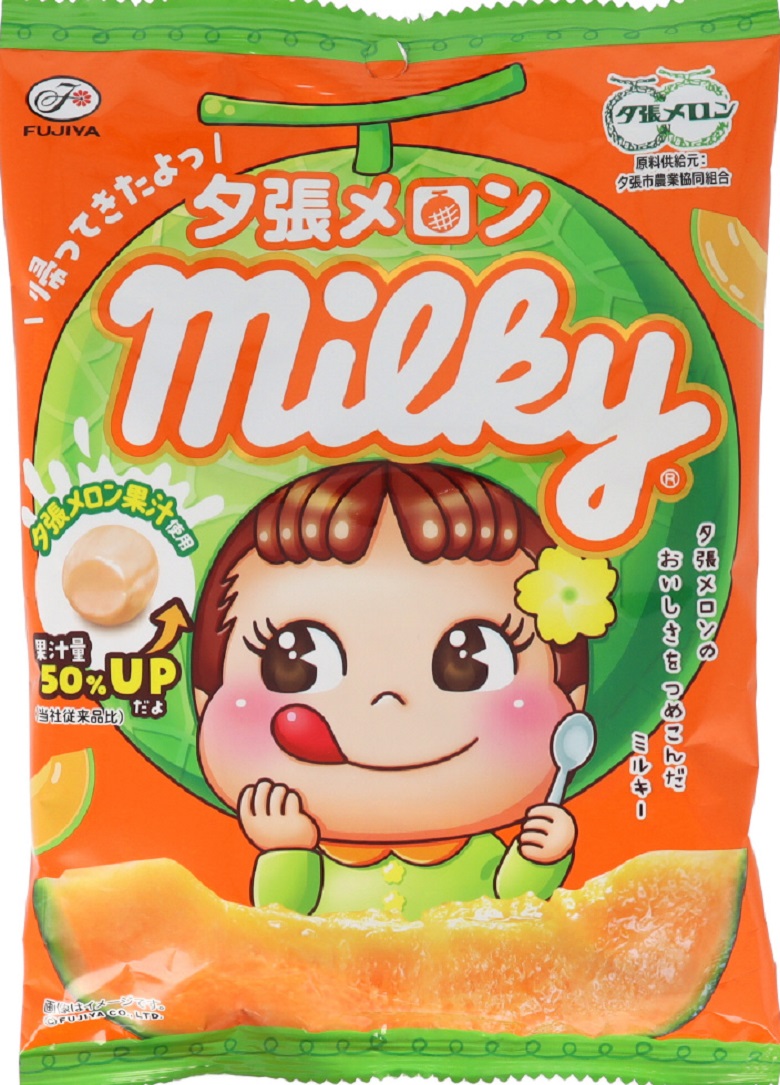 不二家　夕張メロンミルキー袋